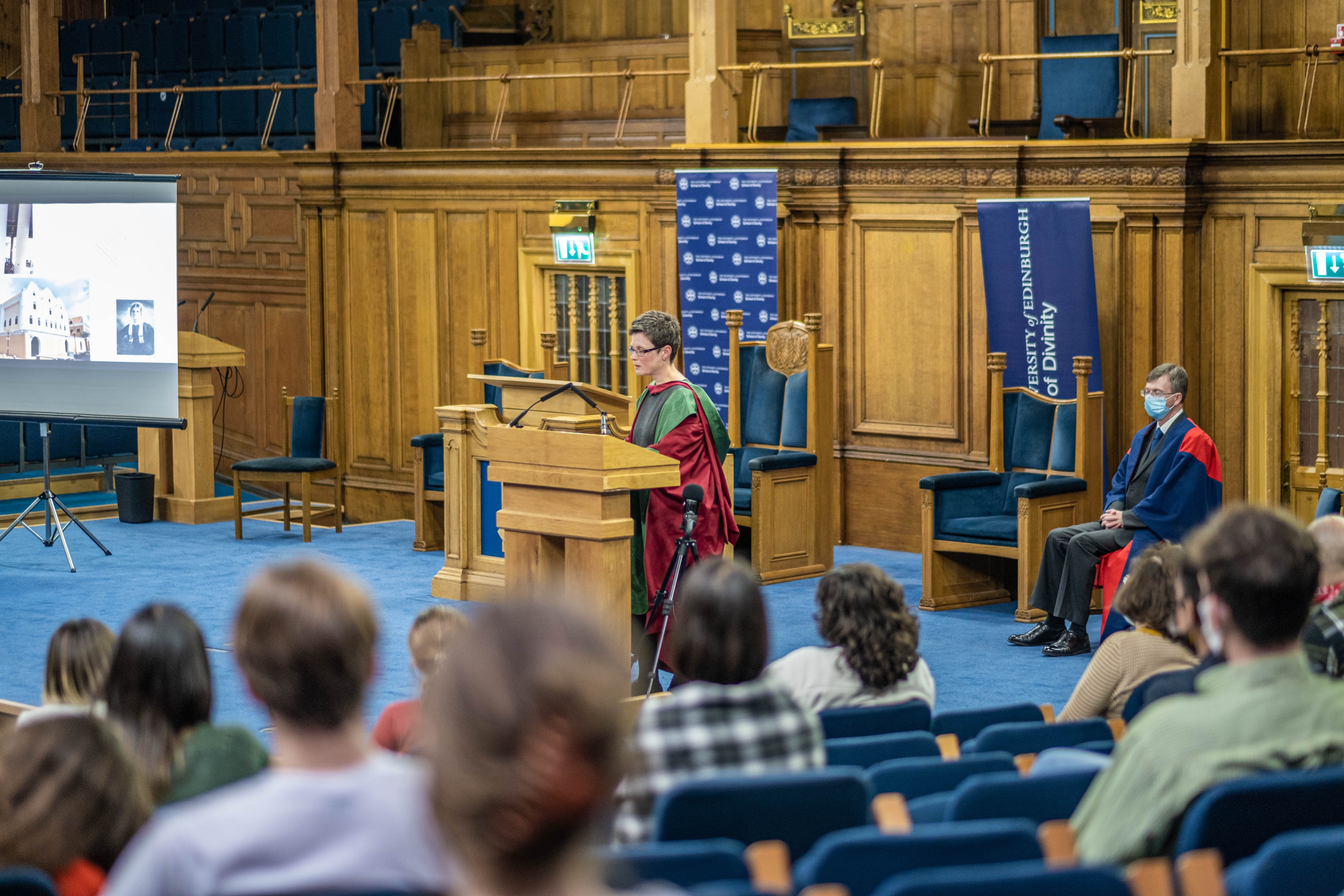 Colour image of the Opening Lecture 2021 in the Assembly Hall