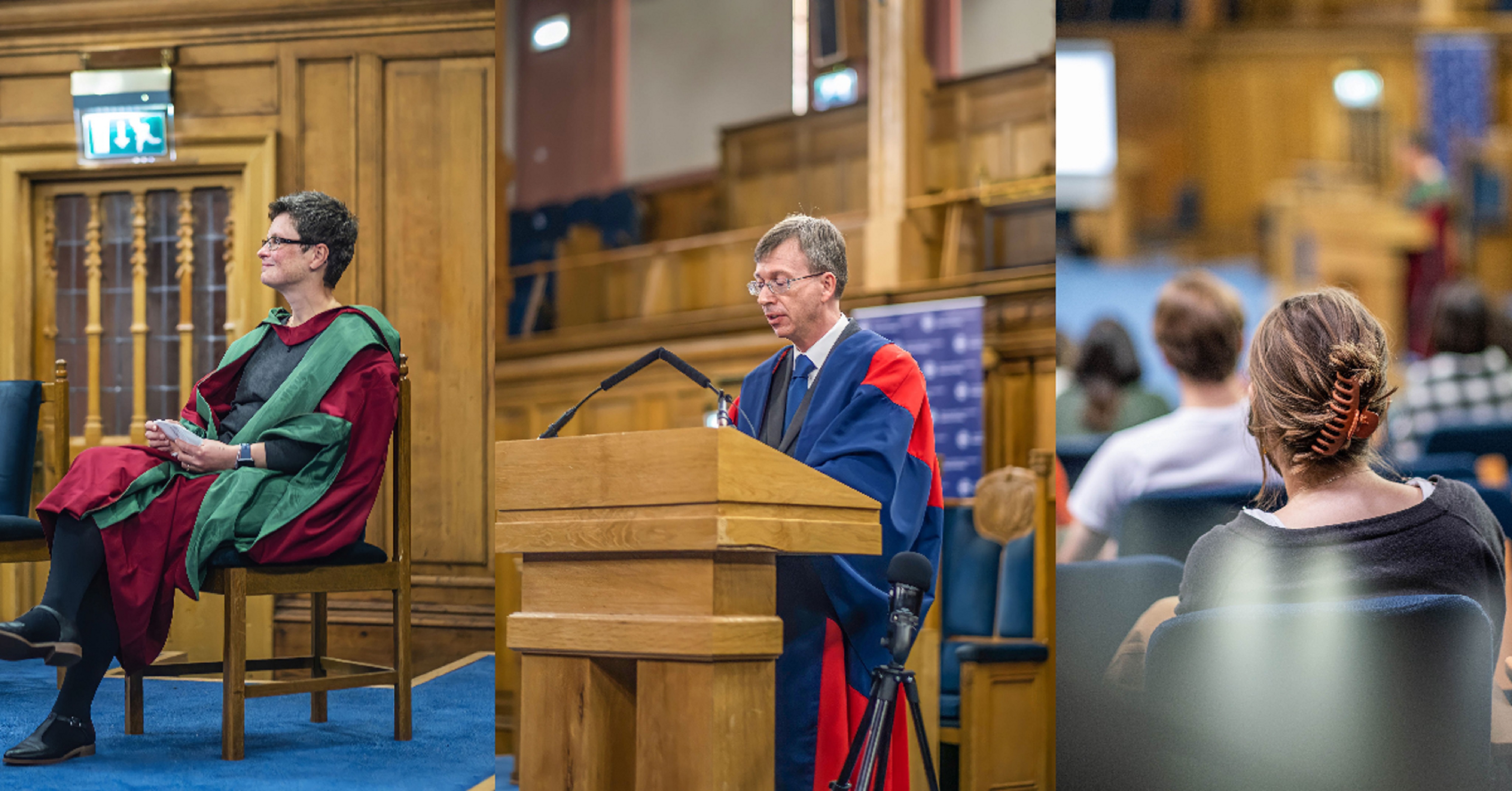 Colour images of the speakers from the opening lecture 2021